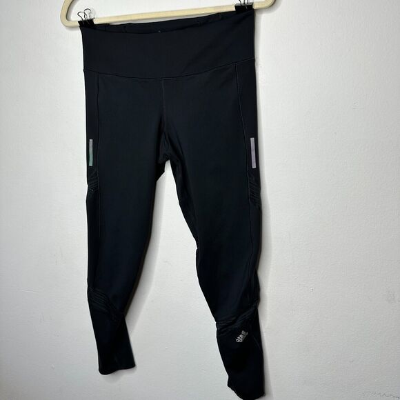 Adidas Mid-Rise Black Running Climacool Aeroready Stretch Pocket Crop Legging SM - Picture 5 of 15